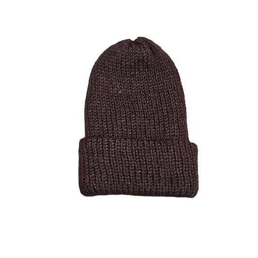 Brown Knit Beanie